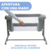 Cuna colecho Next2me Magic Evo Dark Grey de Chicco